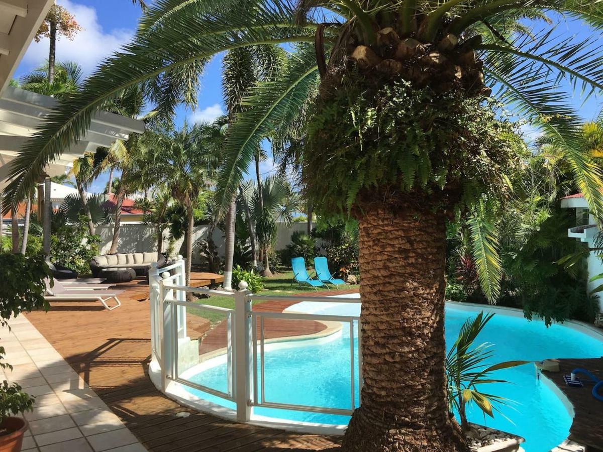 Villa Iguanou Et Piscine En Bord De Mer Proche Plages Marina Et Golf Saint-Francois  Dış mekan fotoğraf