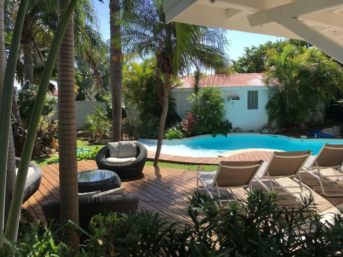 Villa Iguanou Et Piscine En Bord De Mer Proche Plages Marina Et Golf Saint-Francois  Dış mekan fotoğraf
