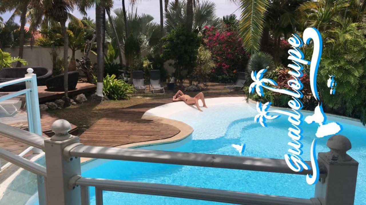 Villa Iguanou Et Piscine En Bord De Mer Proche Plages Marina Et Golf Saint-Francois  Dış mekan fotoğraf